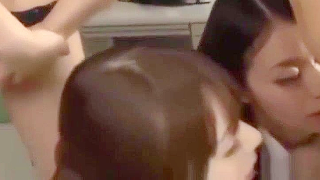 Japanese Office Lady Gets Reverse Gang Banged with Fetish Blowjobs and Group Sex