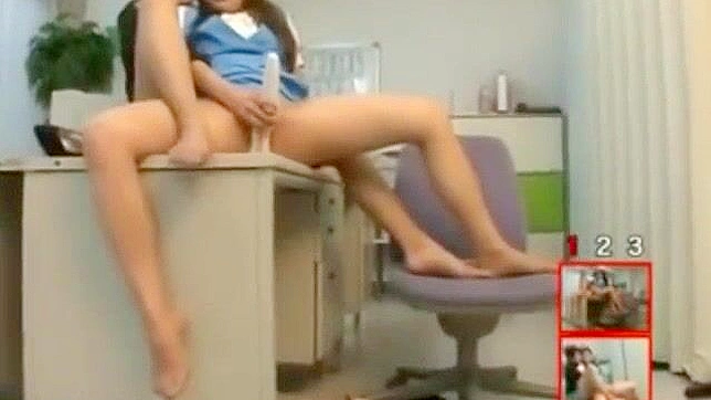 Japanese Porn Video - Office Ladies in Stockings Fetish Masturbation Lesbian Rezubian