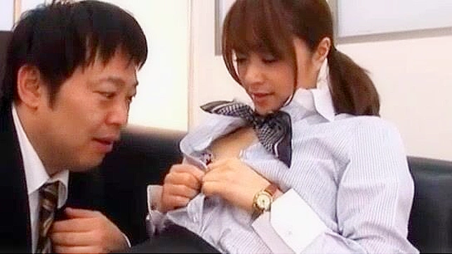 Japanese MILF Mihiro's Kinky Office Sex with Blowjob, Foot Fetish & Face Sitting