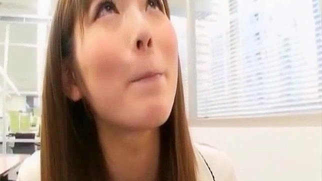 Japanese Office Lady Yuu Asakura Gives Amazing Blowjob with Cumshot and Fisting