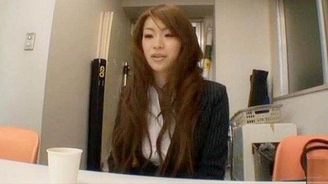 Japanese MILF Seira Moroboshi's Big Tits & Blowjob in Hardcore Office Fuck