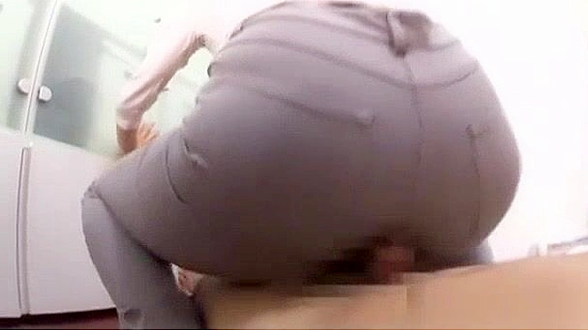 Japanese Office Lady Suzu Tsubaki Gives Blowjob with Big Tits & Cumshot