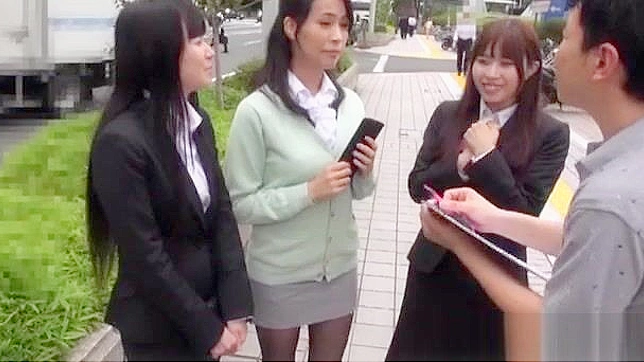Japanese MILF in Stockings Gets Creamed with Handjob & Creampie