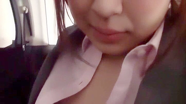 Juicy Japanese Teen Fingers Tight Cunt in Office