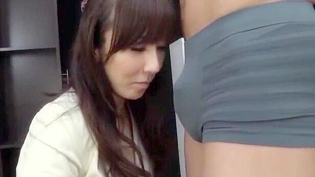 Japanese MILF Gets Nailed Harder with Blowjob, Handjob & Rimming in Stockings