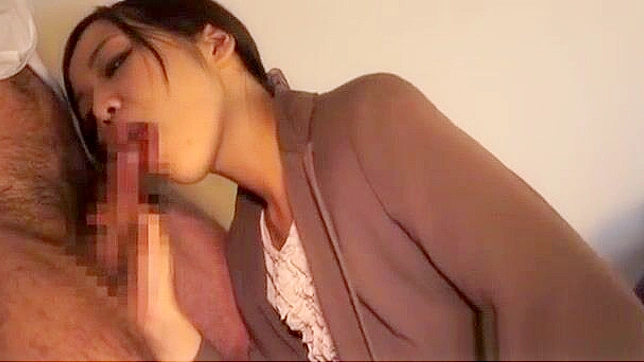 Japanese Milf Nozomi Yui Gives Amazing Blowjob in Office Suit