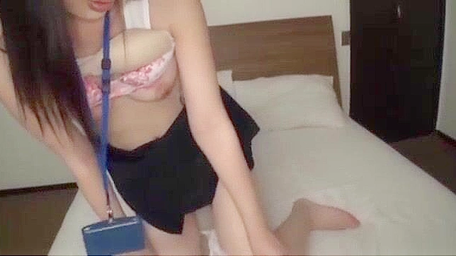 Japanese Office Lady Gets Screwed Good with Stockings and Blowjob