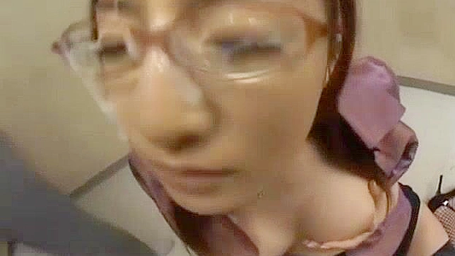 Japanese Office Lady Gets Hard Bukkake with Stockings and Group Sex