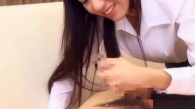 Asian Office Lady Aino Kishi Gets Foot Licking & Cumshot in Arousing Porn Video
