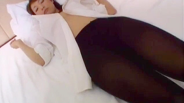 Japanese Porn Scene - Amazing Amateur Fingering & Blowjob with Dildos and Stockings