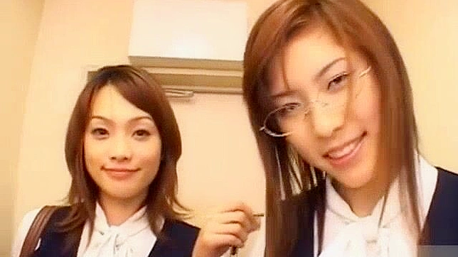 Japanese MILF Riko Tachibana Fucks Hard in Office with Dildos and Stockings!