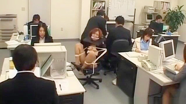 Japanese BDSM Office Lady in Bandages - Asian Porn Video
