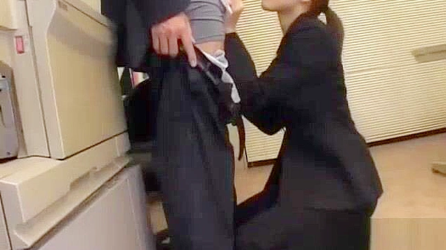 Japanese Office Slut Fucked Hard From Behind