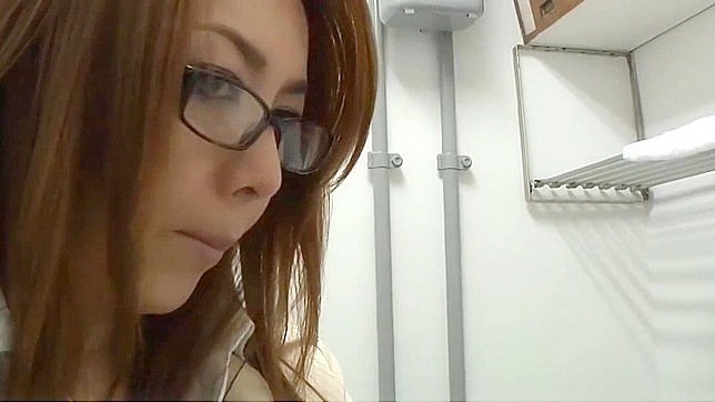 Japanese Porn Video - Hairy Red Head Office Lady in HD POV with Big Tits and Stockings