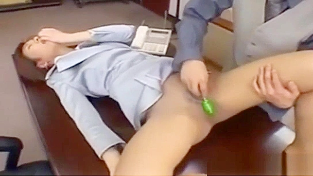 Japanese Office Lady Gets Hosed with Big Tits & Creamy Massage