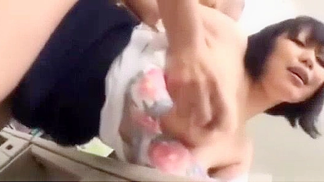 Japanese Teen Office Ladies Get Facials in Bendover Sex