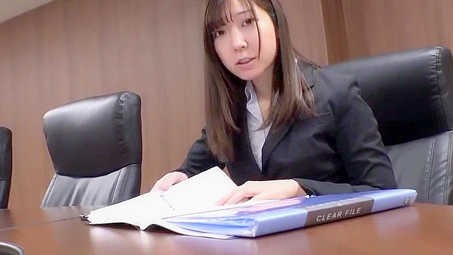 Japanese Office Lady Fetish - Hairy Brunette Gets Uncensored  Creampie!