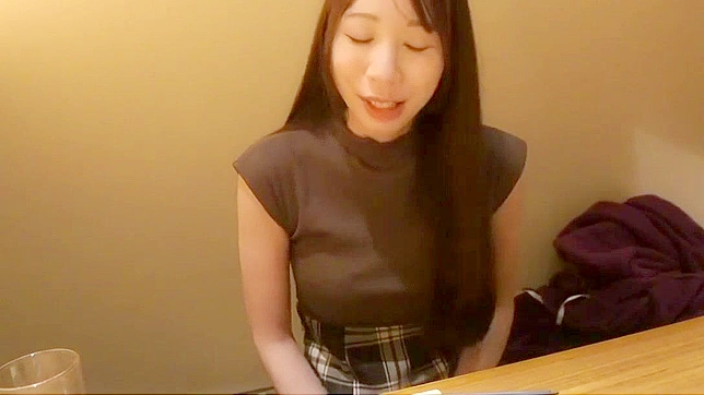Japanese Amateur Casting with Big Cock and Office Lady