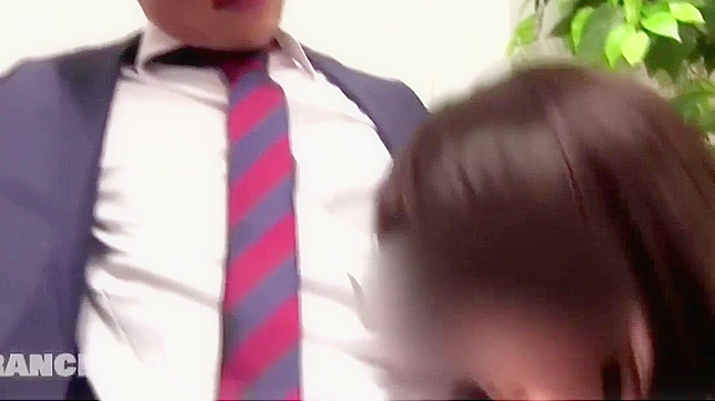 Japanese Office Lady Gets Hairy Handjob in HD