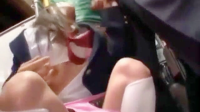 Watch Asian School Girl Gets Public Bus Fucked by Horny Students!