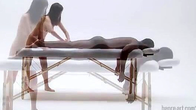 Asian on black massage- Intense, steamy, full-body sensual experience