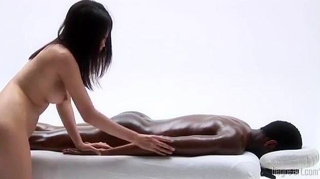 Asian on black massage- Intense, steamy, full-body sensual experience