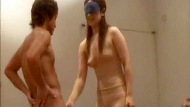 Jaw-Dropping XXX Scene: Blindfolded Asian Cock Sucker in Wild Bondage Fetish