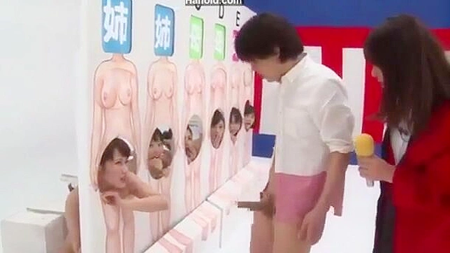 Japanese Game Show With a Massive Wall of Titties to Elicit Your Fantasies