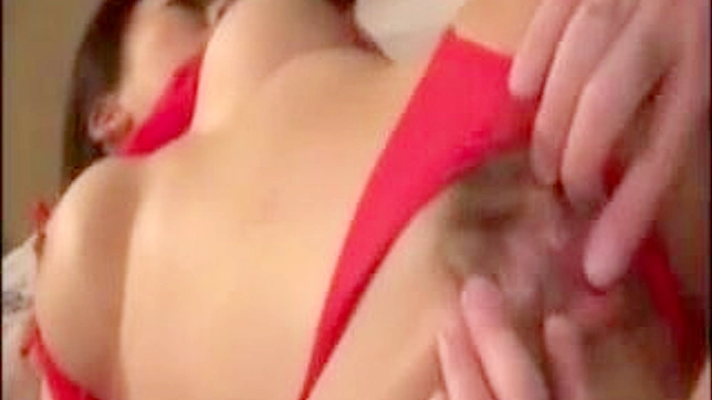 Hot Japanese women experiencing intense anal pleasure.
