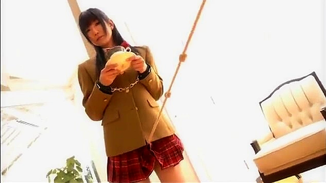 Jaw-dropping! Cute Asian schoolgirl provides intense upskirt peeks X-rated pleasures!