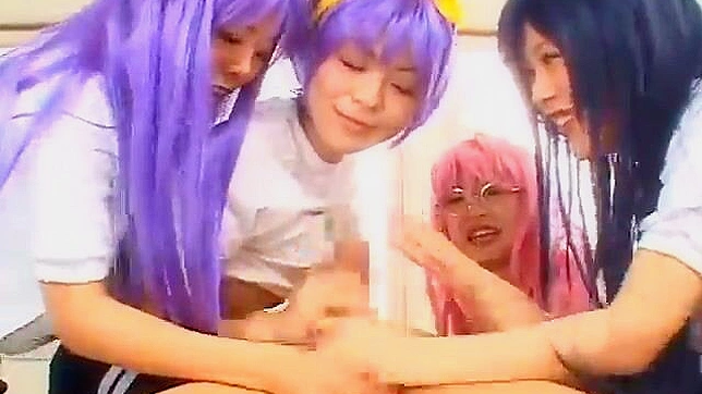 Japanese Cosplayers' Group Fuck with Cute & Kinky Fun!