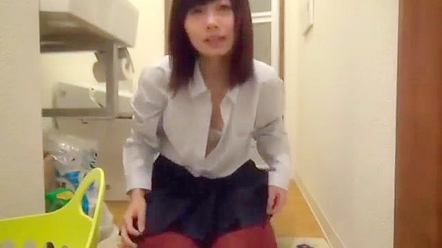 Japanese Teen Screams with Explosive Orgasmic Pleasure  Masturbating at Home