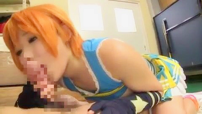 Japanese Teen Cosplay Fucked: Sensual Geisha Body Painted  Tied up and Banged Hard