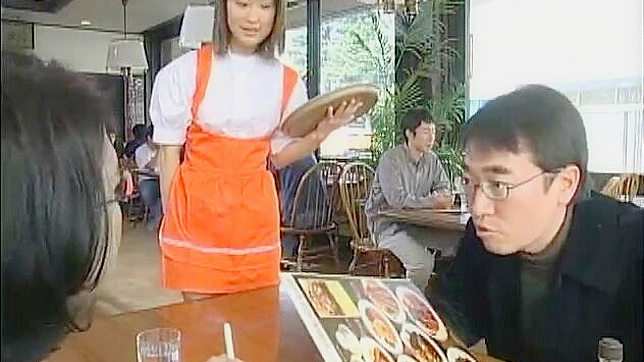 Japanese Waitresses Splitting Cum  Explicit Asian Orgy  XXX