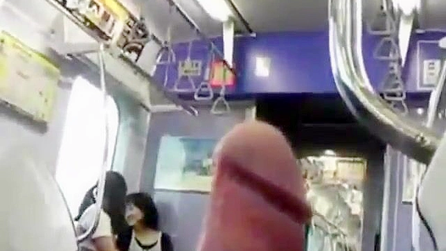 Risky Exposure: Hot Guy Jerks Off on Public Transit (XXX)
