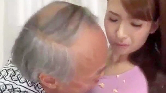 X-rated Japan intergenerational couple: Enjoy a Taboo Threesome with Hot Granny and Young Boyfriend!