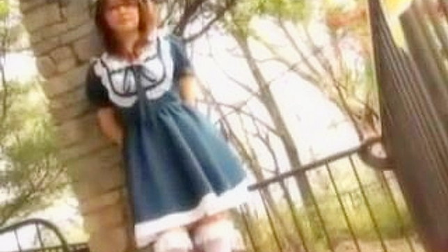 Rough Japanese Teen Maid Sexually Ravished in Wild Kinky Fetish