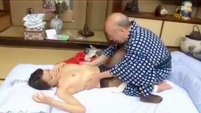 Sex with Old Japanese Man: Intense Cumming Experience