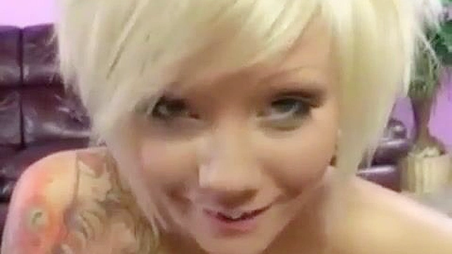 Japanese Blonde Seducing with Tight Mouth  Satisfying Huge Cock