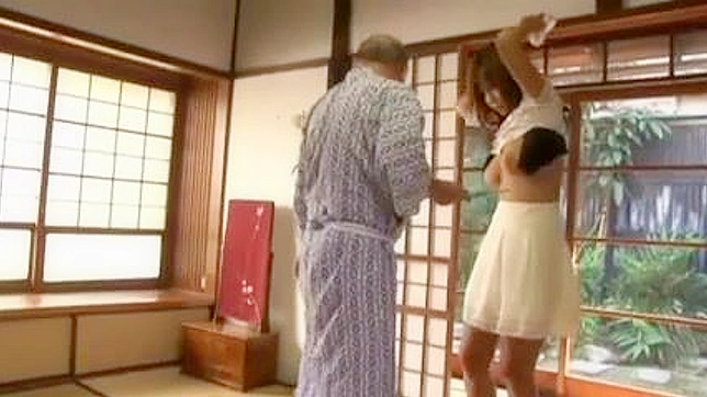 Sexy Japanese MILF Gets Banged by Horny Old Man - XXX