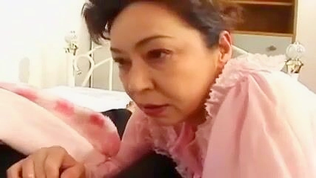 Super Horny Japanese Granny Gets Dripping Wet in X-rated Fun