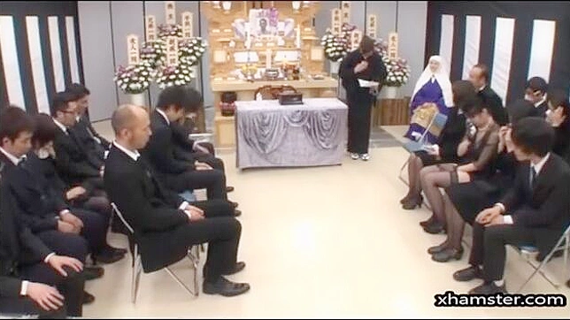 Wildest Japanese Funeral with Kinky Rituals and Naughty Surprises