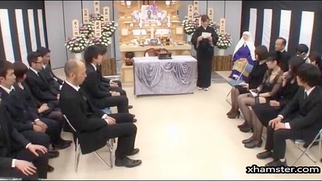 Wildest Japanese Funeral with Kinky Rituals and Naughty Surprises