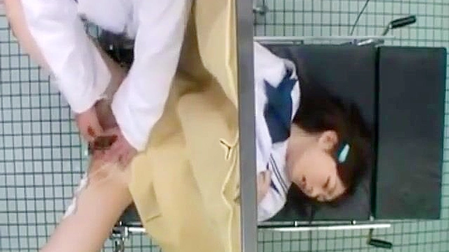 Hot Japanese Doctor Hard Fuckeds Innocent Schoolgirl's Virgin Pussy