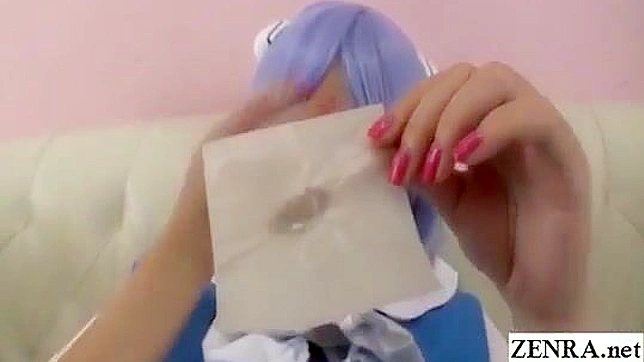 Japanese cosplay girl's panty-melting sniffing session - XXX