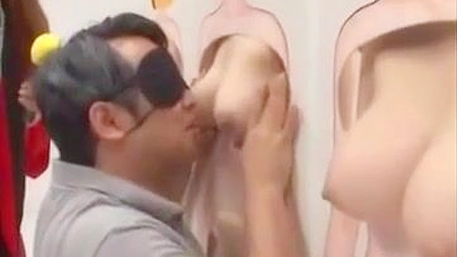 Sexy Japanese Babe Gets Fingerd by Hunky Masked Stranger on XXX