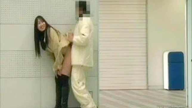 Japanese Goddess Gets Pounded Hard in Public  Tight Ass Exposed!