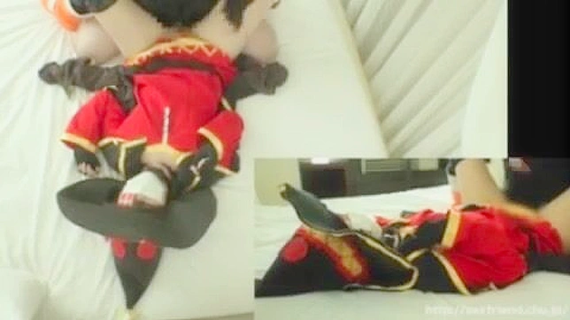 Japanese Cosplay Couple with Unbridled Sexual Passion Going Hammer and Tongue!