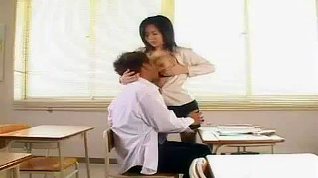 Japanese Teacher Gets Long and Hard Banging with Studly Student