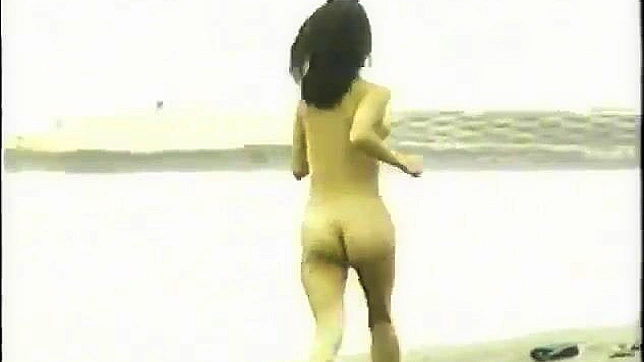Japanese Beach Run with Nude Pretty Lady for Ultimate XXX Pleasure